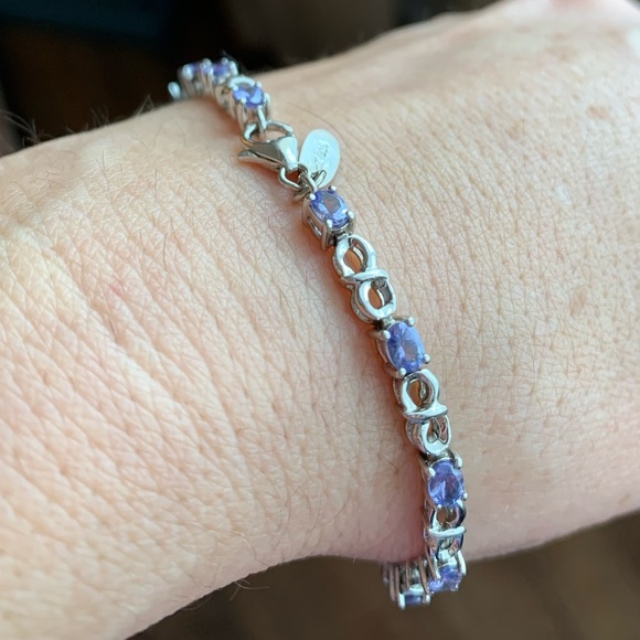 Jewelry - SALE!🖍925 Silver Tanzanite Braclet💜